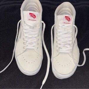 Vans BMX SK8 Hi Scotty Cranmer Pro White Ivory Men’s 10  WMNs 11.5